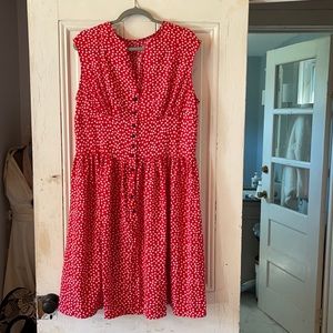 Plus size vintage style dress
